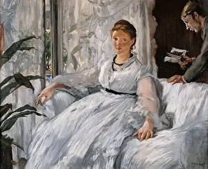Sofa Prints: The Reading, by Edouard Manet, 1868