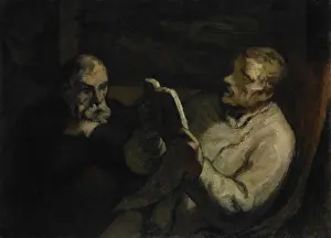 Informal Prints: The Reading, by Honore Daumier, c