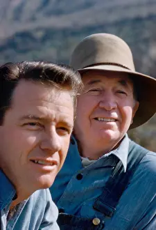 Richard Prints: THE REAL MCCOYS, from left: Richard Crenna, Walter Brennan, 1957-63