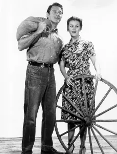 Classic Tv Prints: THE REAL McCOYS, Richard Crenna, Kathleen Nolan (aka Kathy Nolan), (ca. 1959), 1957-63