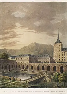 Spanisheurope Prints: Real Monasterio de San Lorenzo del Escorial (19th c)