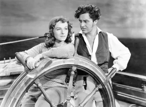 Wheel Prints: REAP THE WILD WIND, from left: Paulette Goddard, Ray Milland, 1942