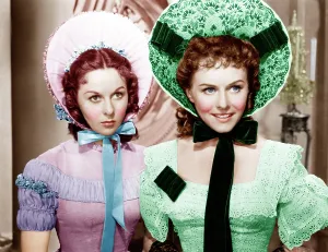 September Prints: REAP THE WILD WIND, from left: Susan Hayward, Paulette Goddard, 1942