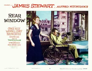 Wheelchair Prints: REAR WINDOW, Grace Kelly, James Stewart, 1954