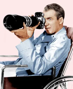 Wheelchair Prints: REAR WINDOW, James Stewart, 1954