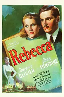 Story 75th Academy Awards Prints: REBECCA, Joan Fontaine, Laurence Olivier, 1940