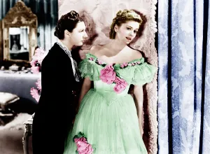 Lace Sleeves Prints: REBECCA, from left: Judith Anderson, Joan Fontaine, 1940