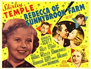 Brooks Prints: REBECCA OF SUNNYBROOK FARM, from left: Shirley Temple