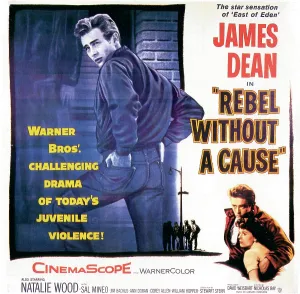 Natalie Prints: REBEL WITHOUT A CAUSE, James Dean, Natalie Wood, 1955