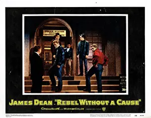 Leather Jacket Prints: REBEL WITHOUT A CAUSE, from left