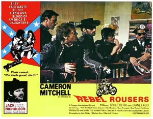 Bikers Prints: REBEL ROUSERS, (large inset):Bruce Dern (left), 1970