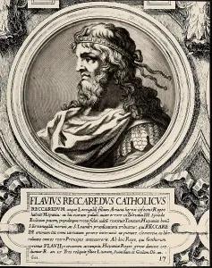 RECARED I ( -601). Engraving. AISA/Everett Collection**US SALES ONLY**