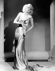 Harlow Prints: RECKLESS, Jean Harlow, (in a dress by Adrian), 1935
