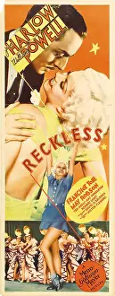 Dancing Girls Prints: RECKLESS, top from left: William Powell, Jean Harlow, bottom: Jean Harlow, 1935