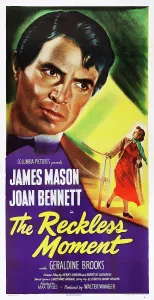 THE RECKLESS MOMENT, US poster, from left: James Mason, Joan Bennett, 1949