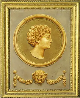 Circle Prints: Rectangular Wooden Frame, by Unknown artist