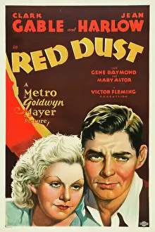 Harlow Prints: RED DUST, Jean Harlow, Clark Gable, 1932