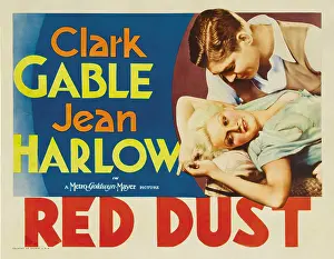 Harlow Prints: RED DUST, from left: Jean Harlow, Clark Gable, 1932
