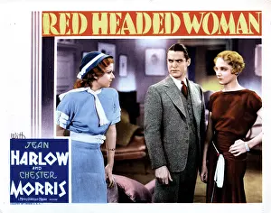 Harlow Prints: RED-HEADED WOMAN, from left, Jean Harlow, Chester Morris, Leila Hyams, 1932