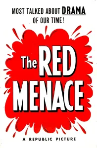 Blood Prints: THE RED MENACE, US poster, 1949