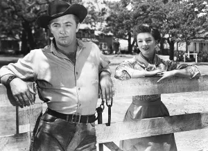 Images Dated 12th December 2013: THE RED PONY, from left: Robert Mitchum, Myrna Loy, 1949