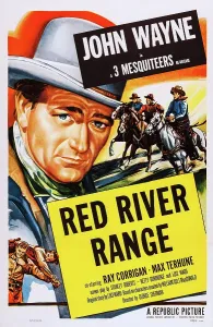Re Issue Prints: RED RIVER RANGE, US poster, John Wayne (top left), 1938