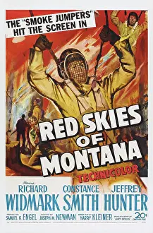 Images Dated 26th April 2014: RED SKIES OF MONTANA, poster art