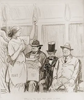 Lodge Prints: REFUSING TO GIVE THE LADY A SEAT