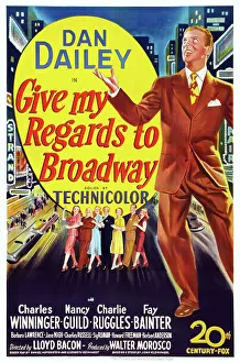 Images Dated 3rd December 2014: GIVE MY REGARDS TO BROADWAY, US poster art