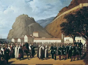 Arabian Prints: Regis, Augustin (1813-1880). Surrender of Abd-el-Kader