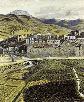 1890 Prints: REGOYOS, Dario de (1875-1913). Vineyard
