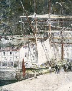 Dario De 1875 1913 Prints: REGOYOS, Daro de (1875-1913). Port of San Sebastin