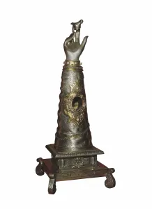 Silver Prints: Reliquary. 1624. It contains a bone of the Saint Scholastica's right arm