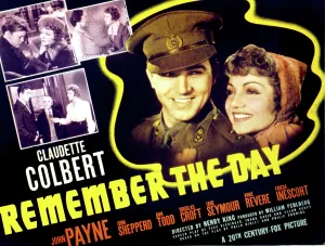 Claudette Prints: REMEMBER THE DAY, Claudette Colbert
