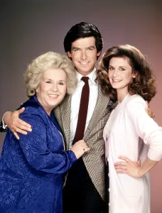 August Prints: REMINGTON STEELE, Doris Roberts, Pierce Brosnan, Stephanie Zimbalist, 1982-87