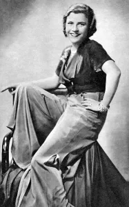 Trousers Prints: Renate Muller, (aka Renate Mueller), ca. early 1930s