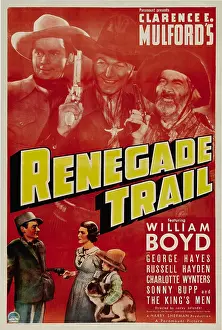 Hayden Prints: RENEGADE TRAIL, top from left: Russell Hayden