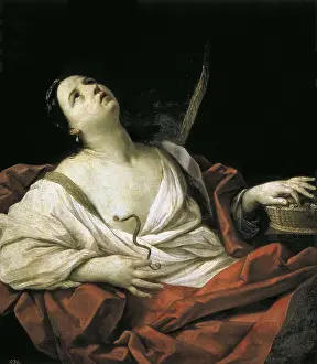 Reni Prints: RENI, Guido (1575-1642). Cleopatra
