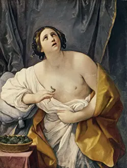Reni Prints: RENI, Guido (1575-1642). Cleopatra with the Asp