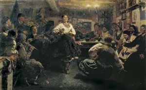 Dancers Prints: Repin, Ilya Yefimovich (1844-1930)