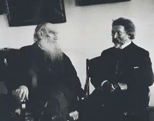Leo 1828 1910 Prints: Repin, Ilya Yefimovich (1844-1930); TOLSTOY