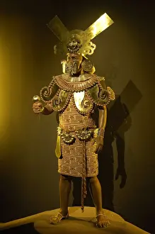 Pre Columbian Prints: Representation of the 'Old Lord of Sipn'