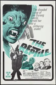 Fangs Prints: THE REPTILE, top: Jacqueline Pearce