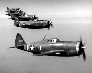 Propeller Prints: Republic P-47 Thunderbolts, circa 1943. Courtesy: CSU Archives/Everett Collection