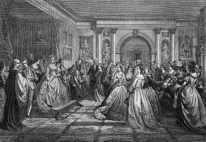Lcgr1216 Prints: THE REPUBLICAN COURT, engraving after Daniel Huntingtons 1861 painting
