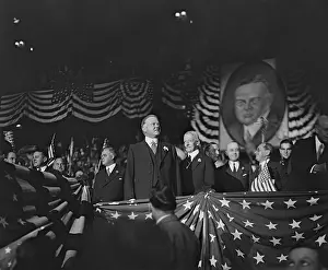 Hoover Prints: Republican Presidential Nominee Herbert Hoover in 1928. (BSLOC_2015_16_70)