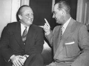 Californians Prints: Republican Senator William Knowland with Democratic Sen