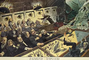 Sherman Prints: REPUBLICAN VOTERS REVOLT, political cartoon in Puck Magazine, April 20, 1910