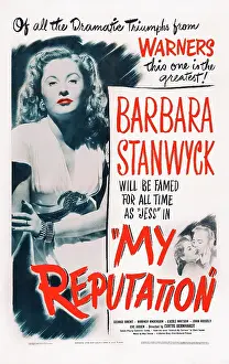 Stanwyck Prints: MY REPUTATION, US poster art, left: Barbara Stanwyck, 1946