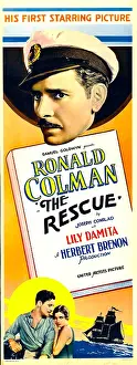 2009 Prints: THE RESCUE, top: Ronald Colman